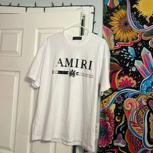 Amiri large white tee
